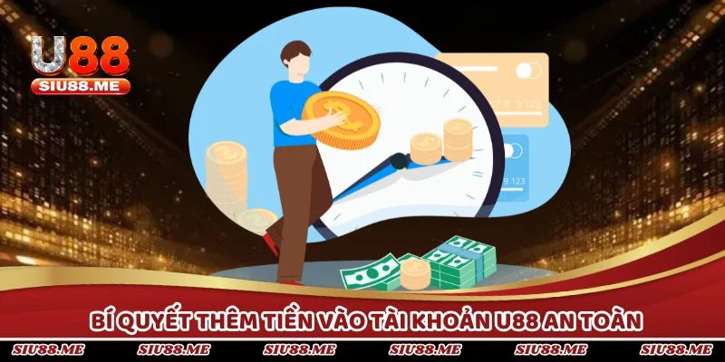 Bí quyết thêm tiền vào tài khoản U88 an toàn